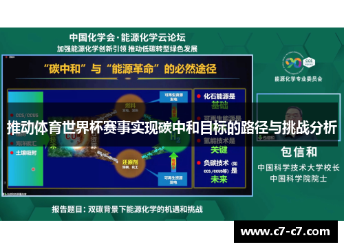 推动体育世界杯赛事实现碳中和目标的路径与挑战分析