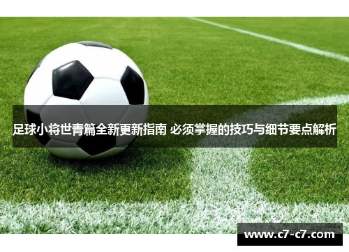 足球小将世青篇全新更新指南 必须掌握的技巧与细节要点解析